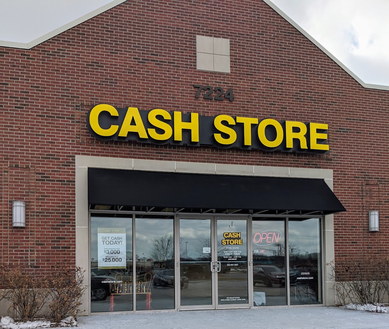 Cash Store installment loans in Kenosha, Wisconsin (WI)