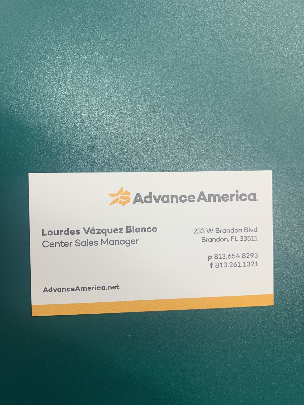 Advance America - exterior - Tampa, Florida