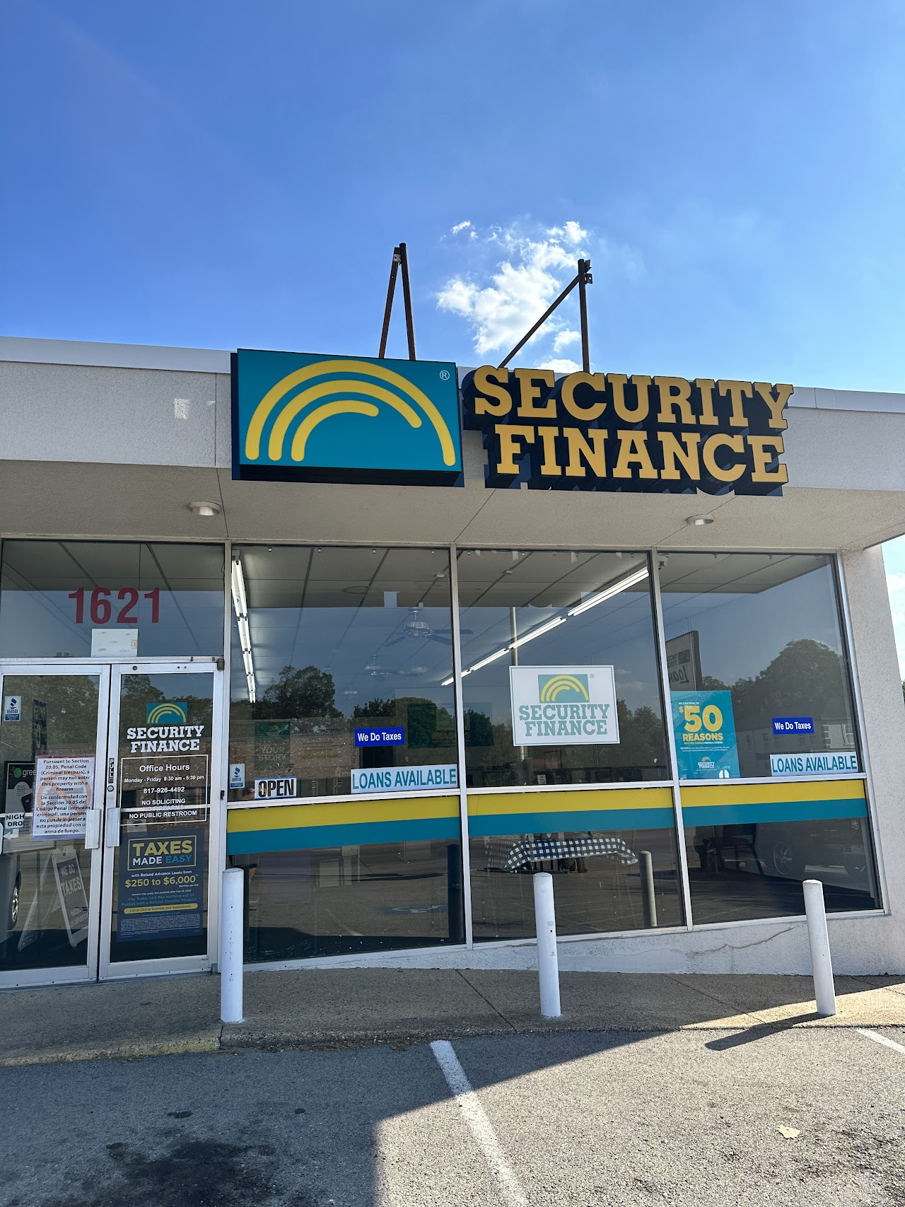 Security Finance - exterior - Fort Worth, Texas