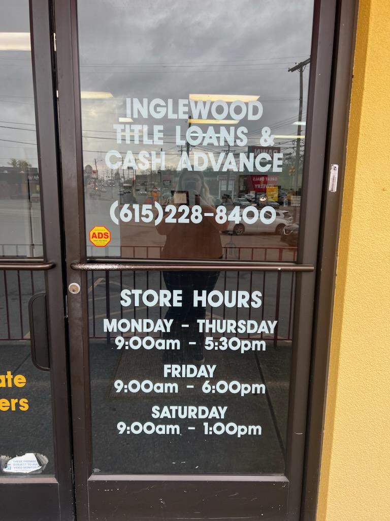 Inglewood Title Loans & Cash Advance - exterior - Nashville, Tennessee