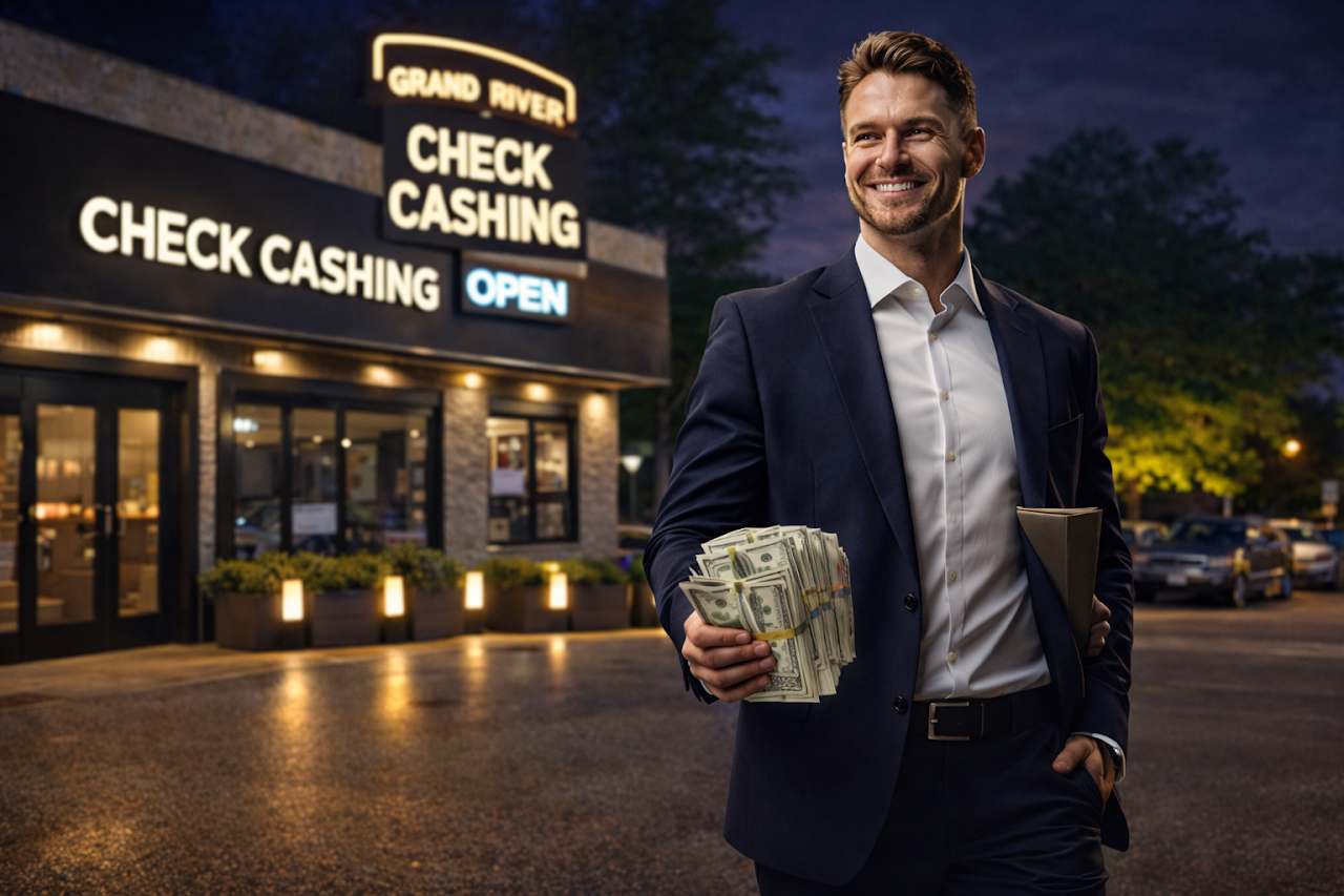 Grand River Check Cashing - exterior - Detroit, Michigan
