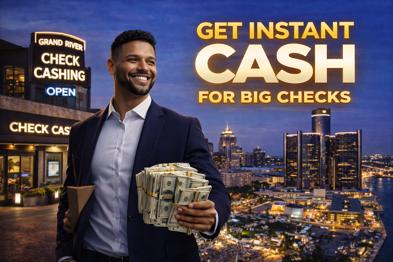 Grand River Check Cashing - exterior - Detroit, Michigan