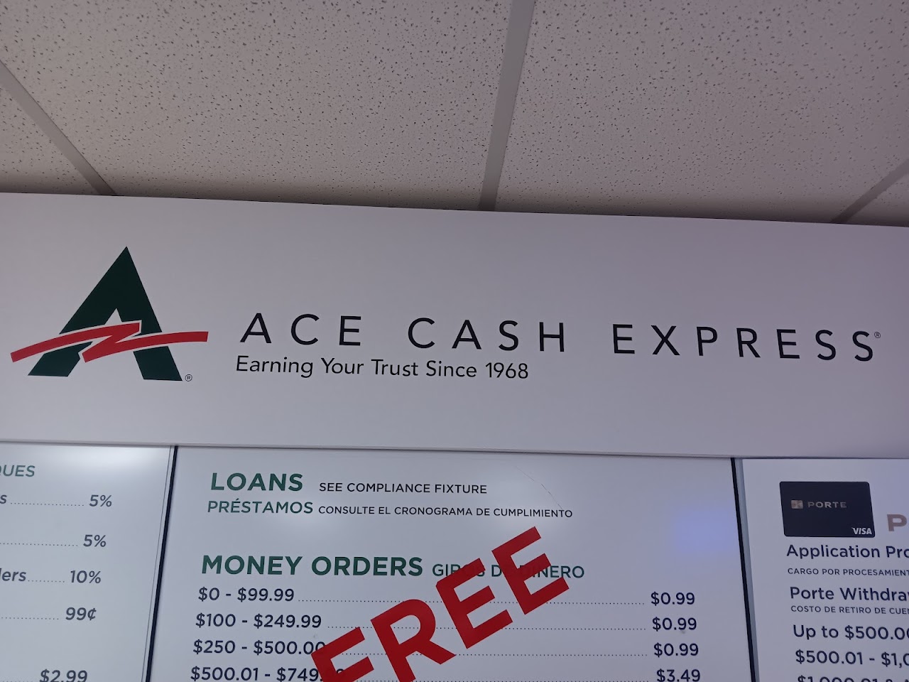 ACE Cash Express - exterior - Jacksonville, Florida