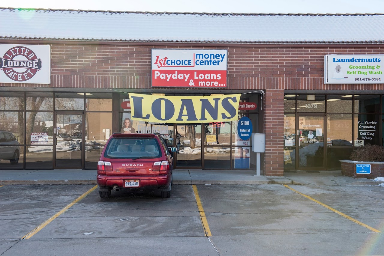 1st Choice Money Center - exterior - West Jordan, Utah