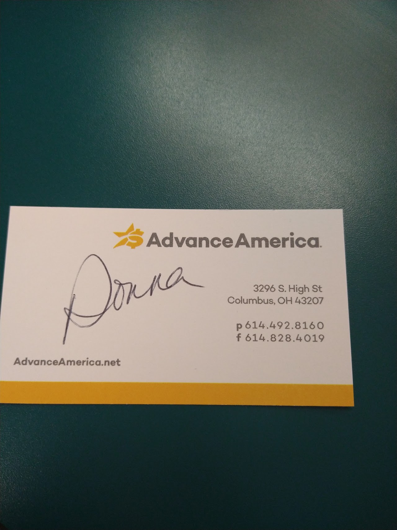 Advance America - exterior - Columbus, Ohio