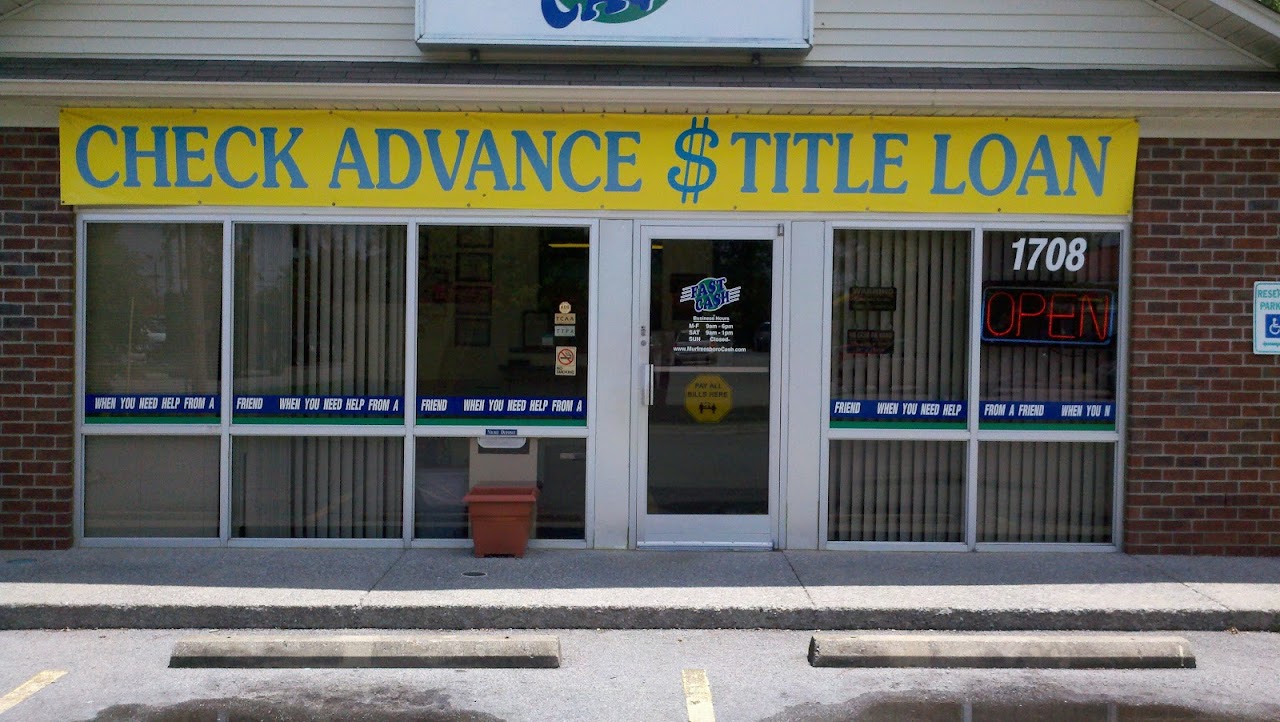 Murfreesboro Fast Cash - Payday Loans, Title Loans, Cash Advances, and Check Advances - exterior - Knoxville, Tennessee