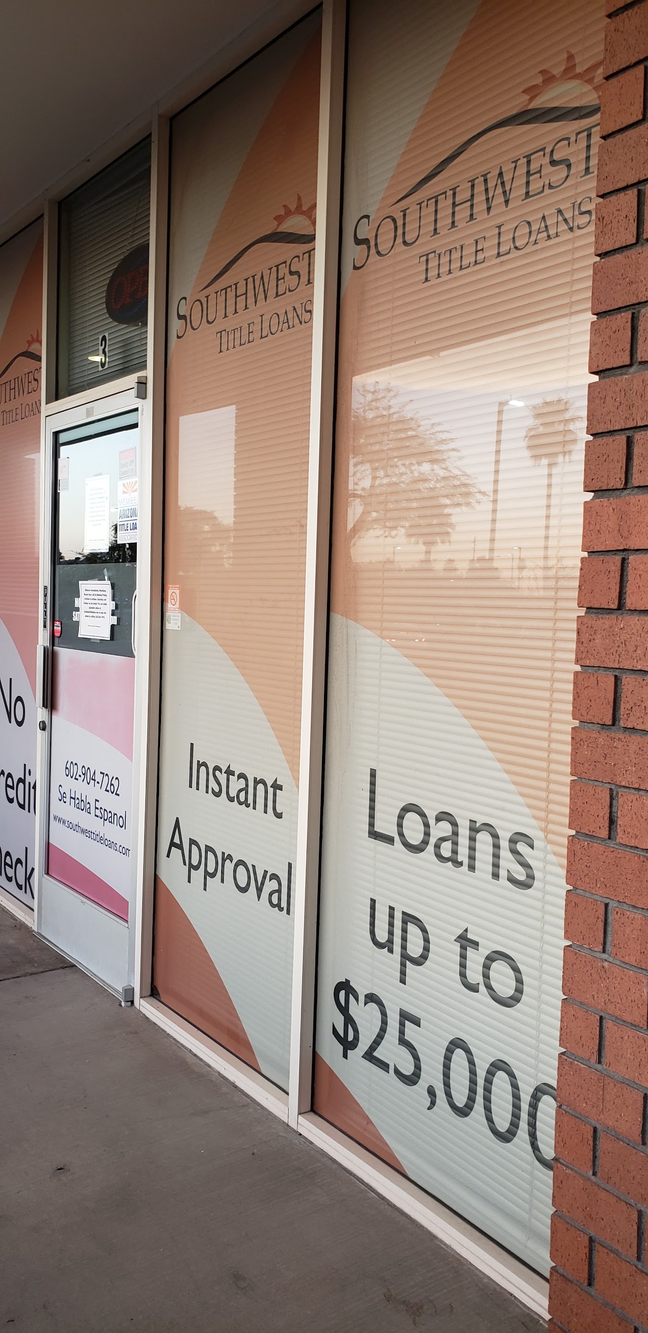 Southwest Title Loans installment loans in Tempe, Arizona (AZ)