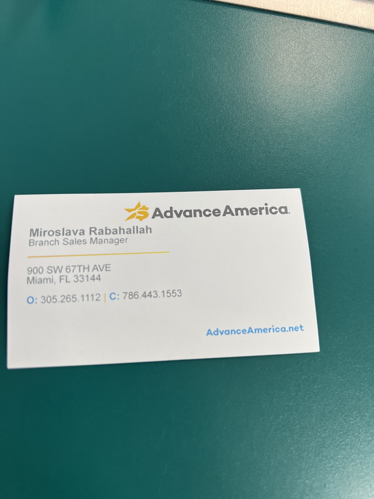 Advance America - exterior - Miami, Florida