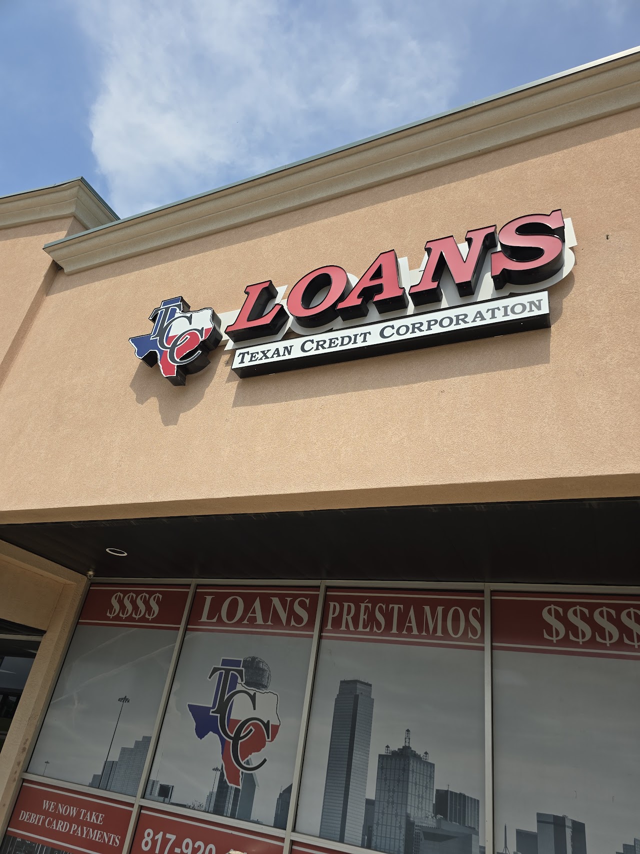 Texan Credit Corporation installment loans in Fort Worth, Texas (TX)