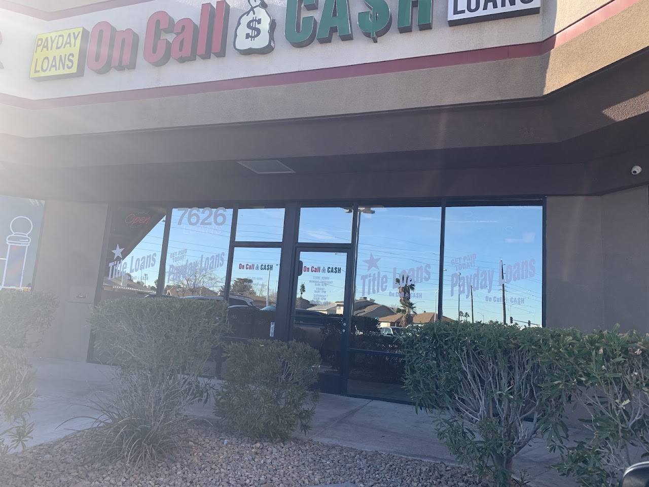 On Call Cash payday loans in Las Vegas, Nevada (NV)