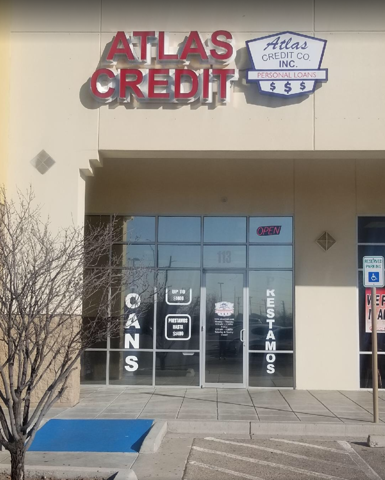 Atlas Credit Co Inc installment loans in El Paso, Texas (TX)