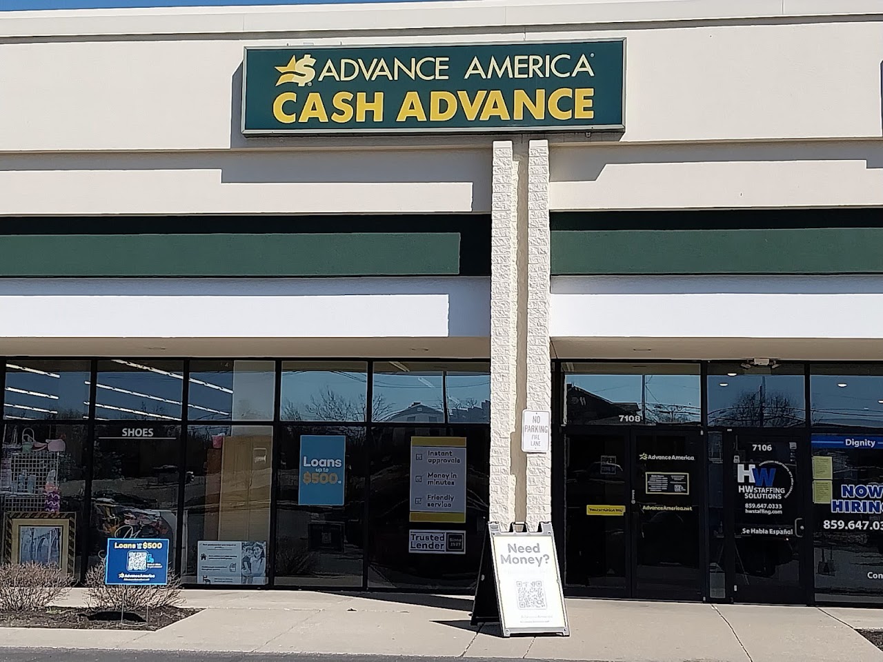 Advance America - exterior - Lexington, Kentucky
