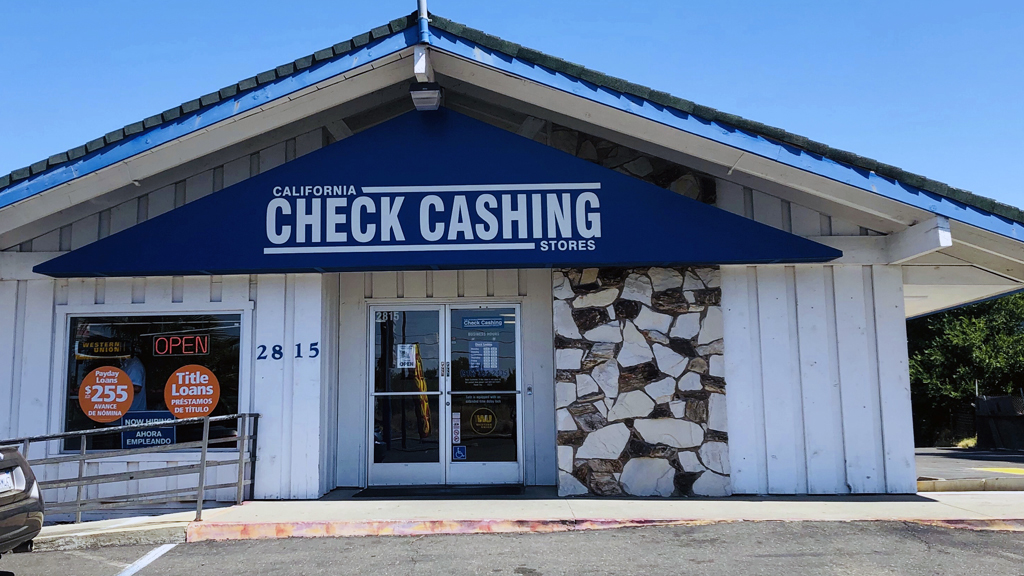 California Check Cashing Stores - exterior - Sacramento, California