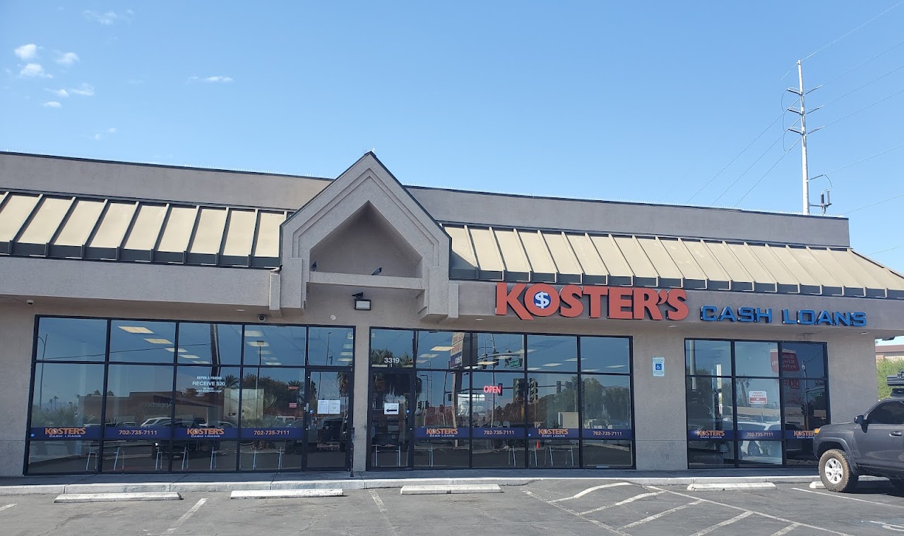 Koster's Cash Loans installment loans in Las Vegas, Nevada (NV)