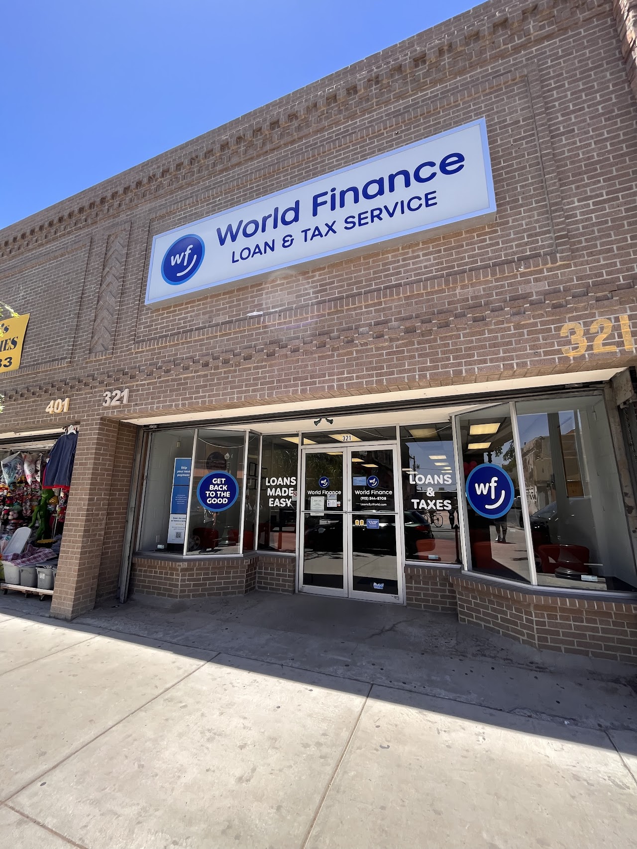World Finance - exterior - El Paso, Texas