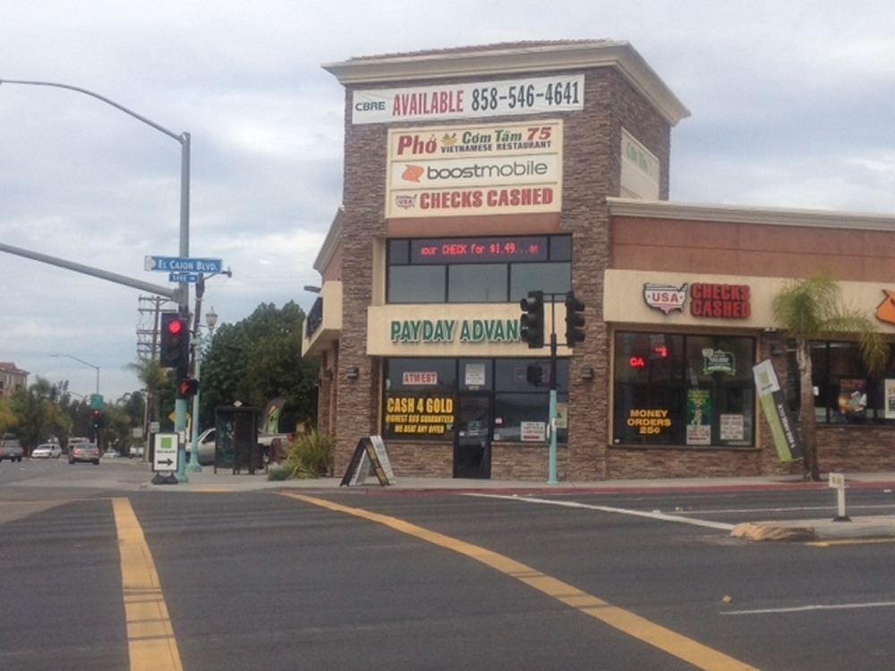 USA Checks Cashed & Payday Advance - exterior - San Diego, California