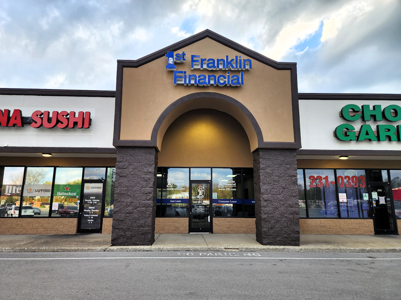 1st Franklin Financial installment loans in Louisville, Kentucky (KY)