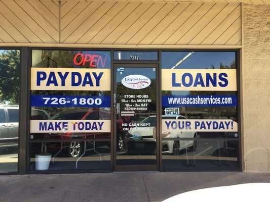 USA Cash Services - exterior - Sacramento, California