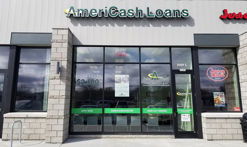 AmeriCash Loans - West Allis - exterior - Milwaukee, Wisconsin