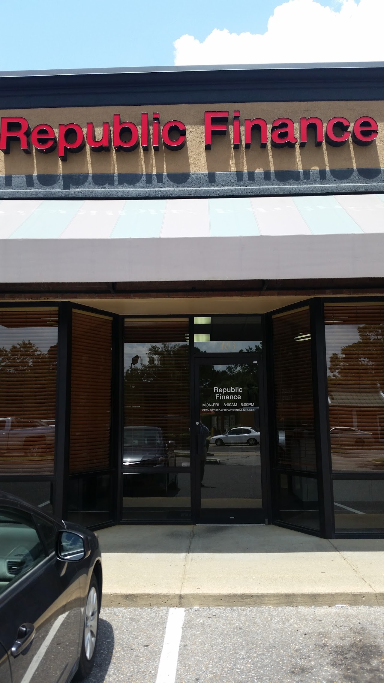 Republic Finance installment loans in Memphis, Tennessee (TN)
