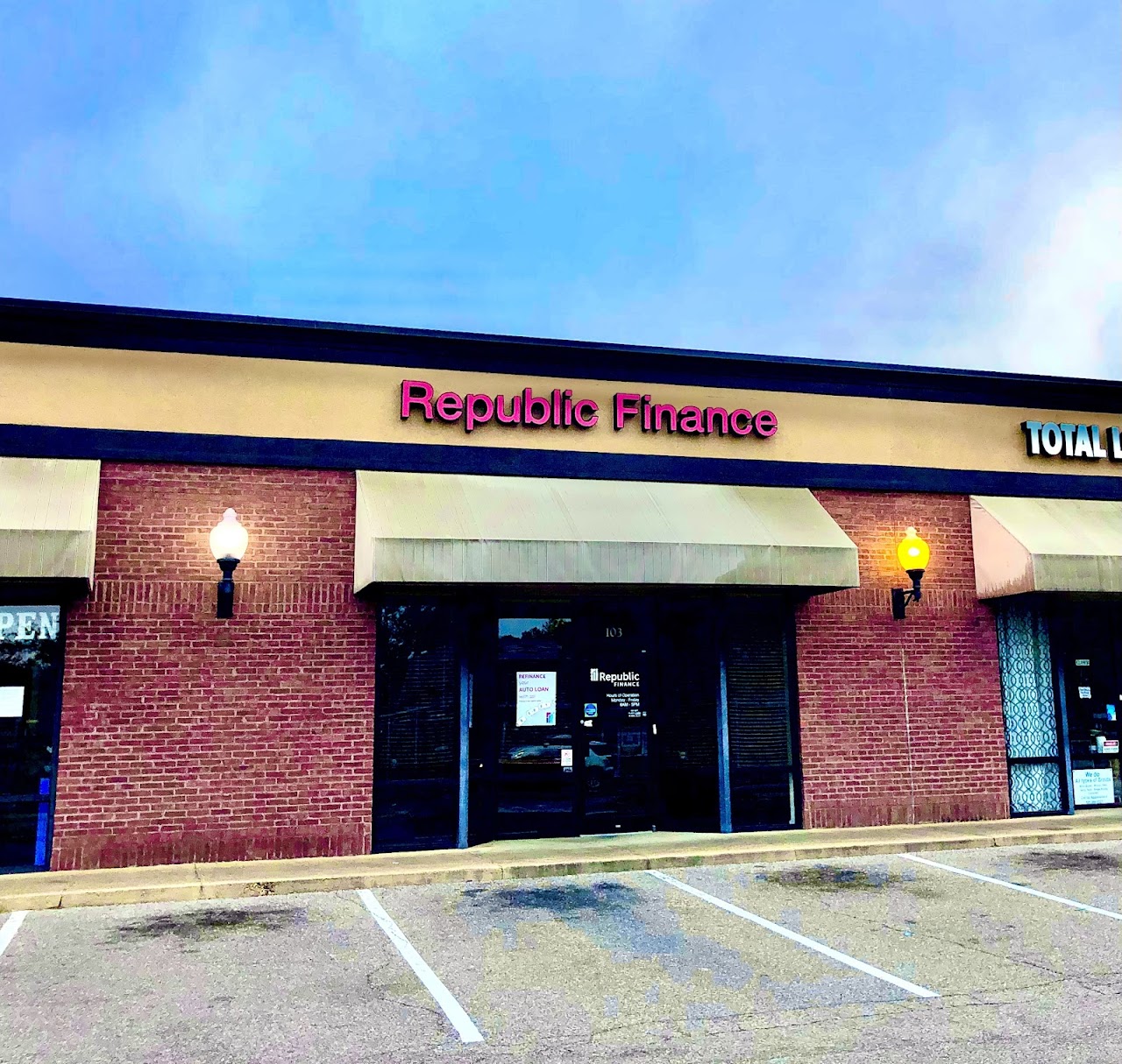 Republic Finance - exterior - Memphis, Tennessee