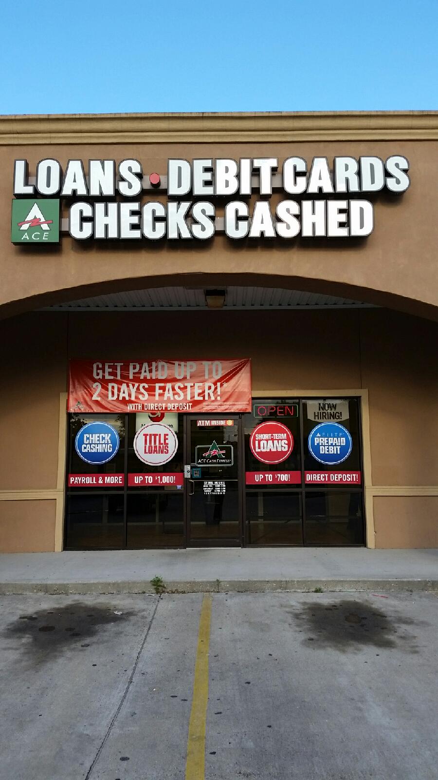 ACE Cash Express payday loans in Baton Rouge, Louisiana (LA)
