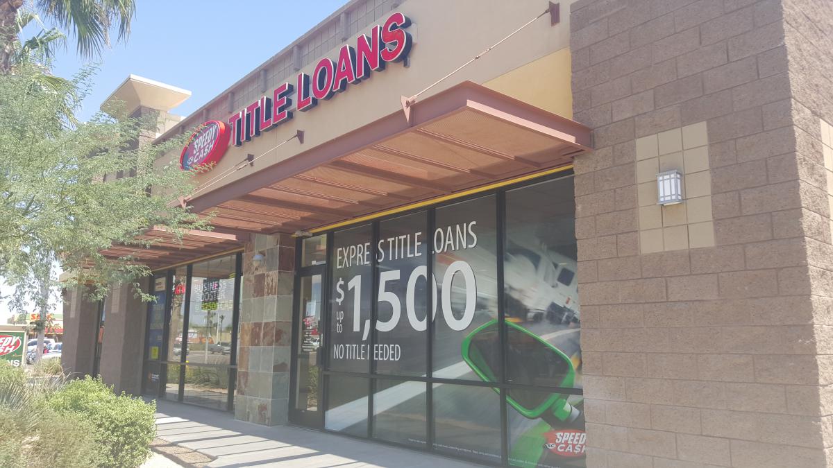 Speedy Cash - exterior - Mesa, Arizona