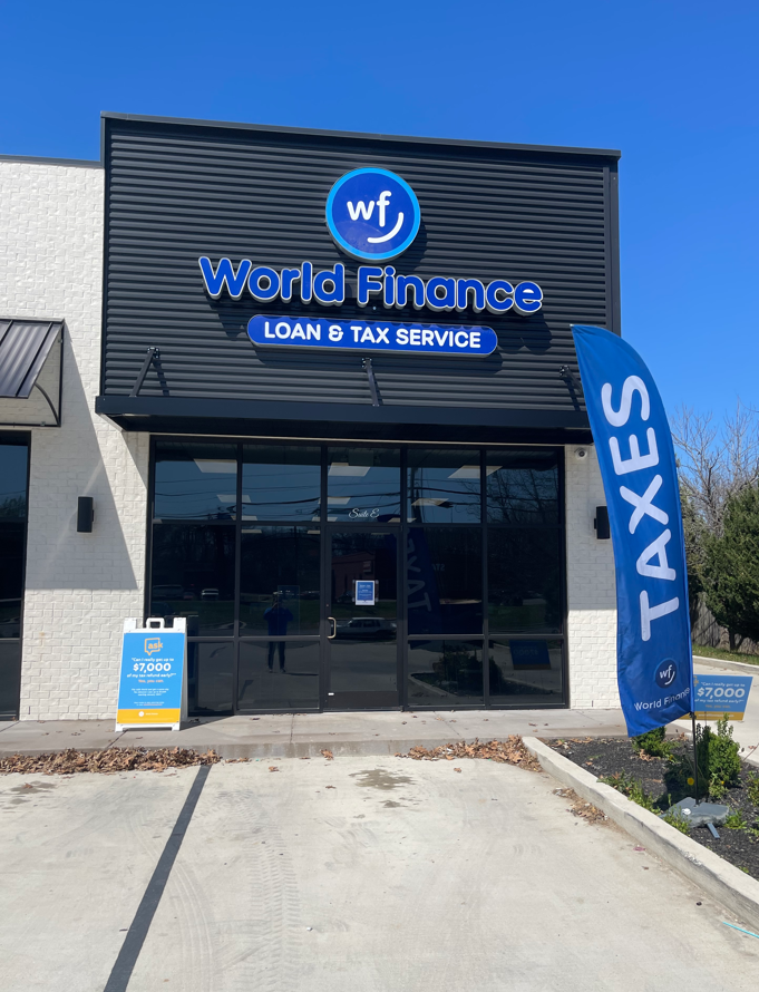 World Finance installment loans in Clarksville, Tennessee (TN)