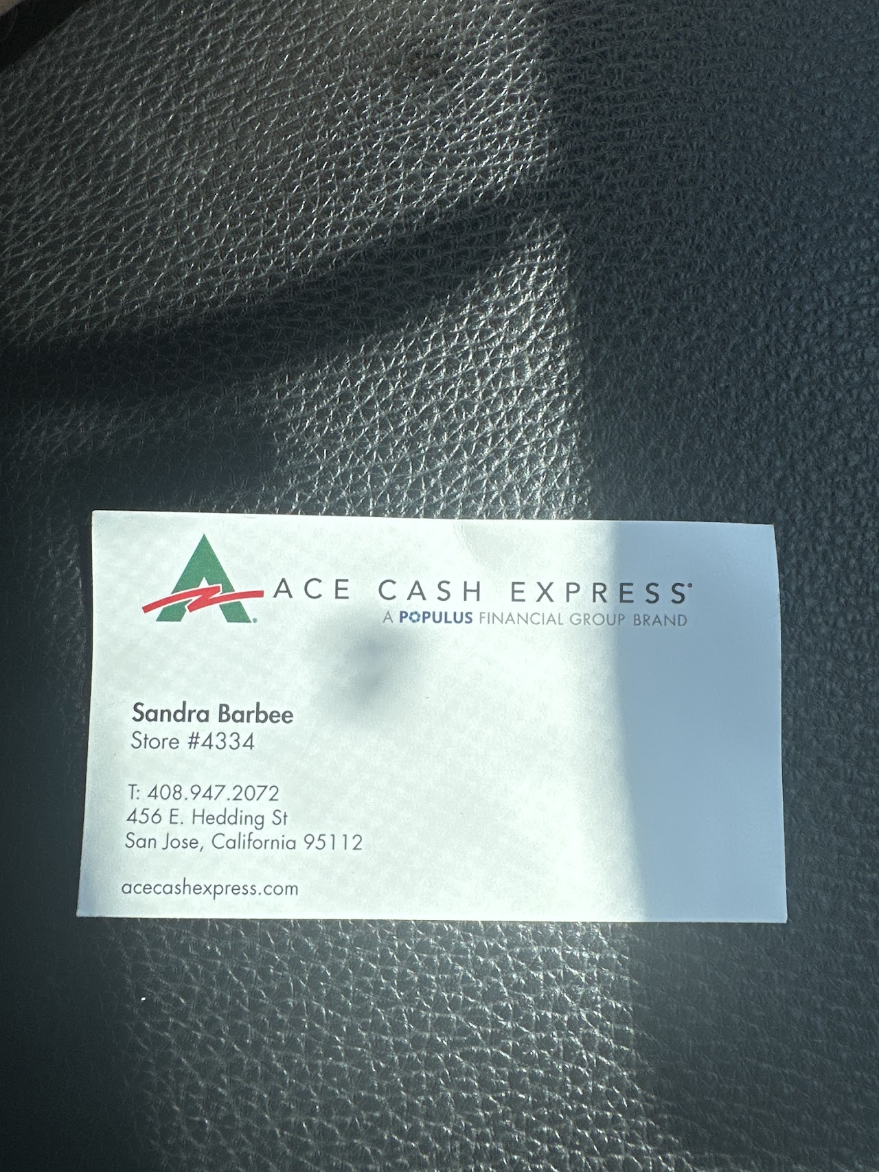 ACE Cash Express - exterior - San Jose, California