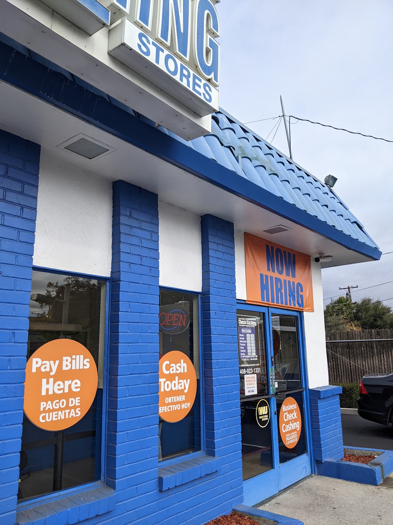 California Check Cashing Stores - exterior - San Jose, California
