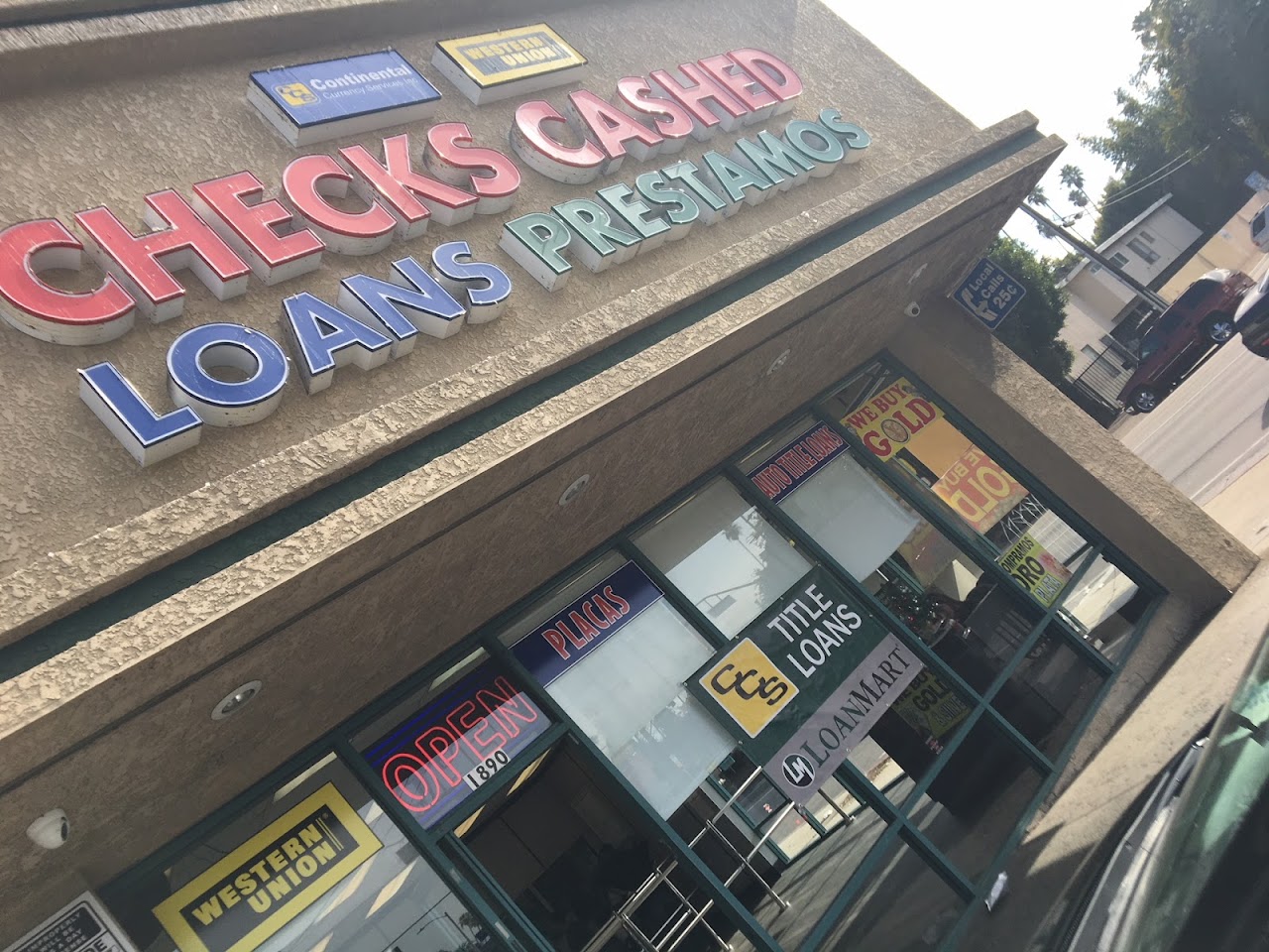 CCS Title Loan Services – LoanMart Mid City - exterior - Los Angeles, California