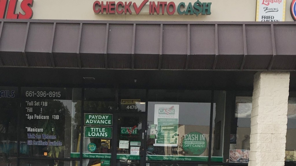 Check Into Cash installment loans in Bakersfield, California (CA)