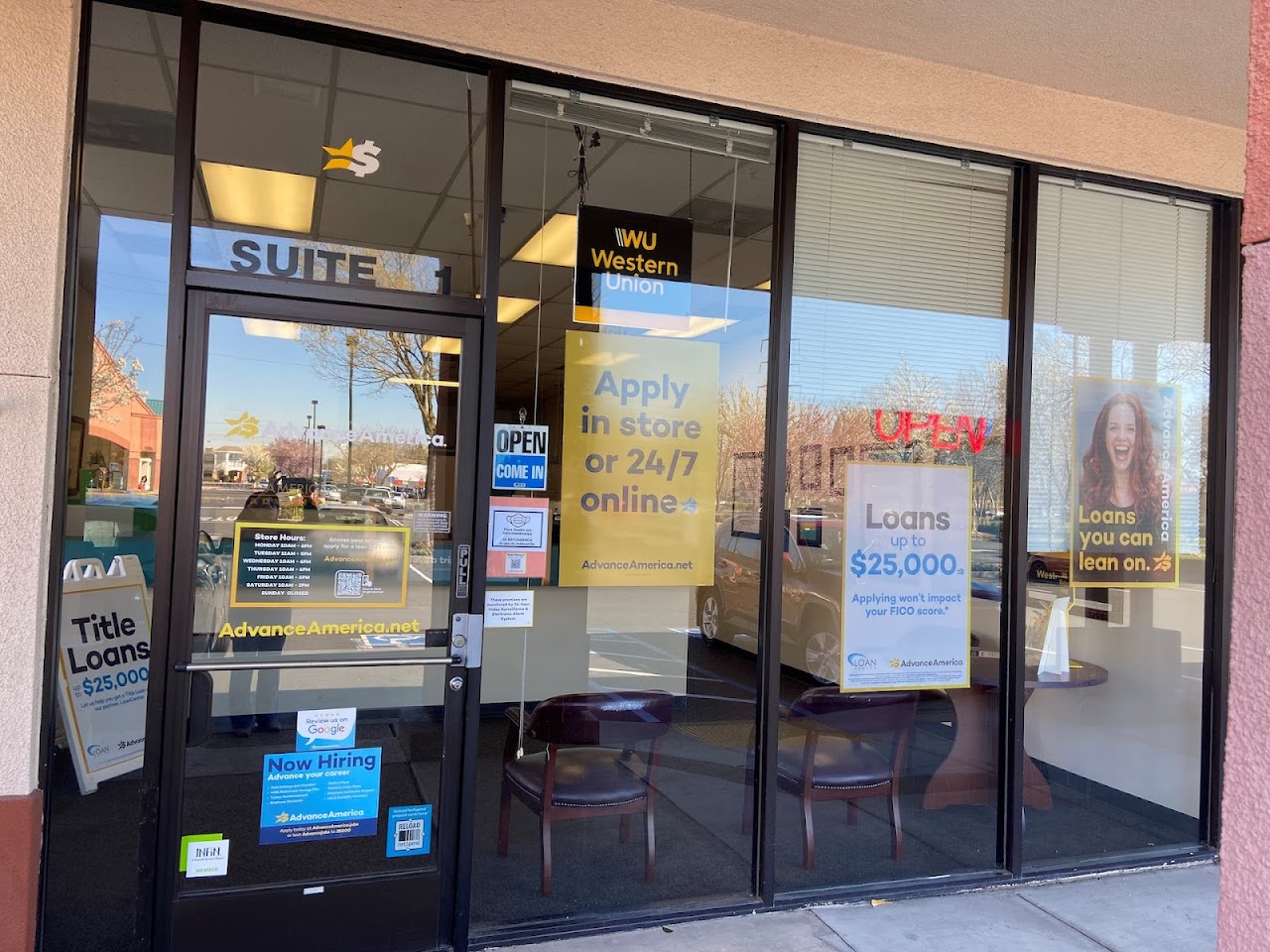 Advance America - exterior - Sacramento, California