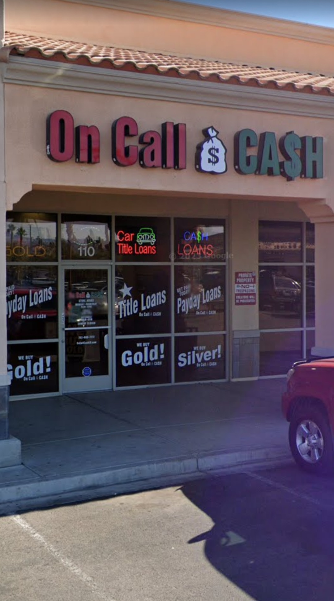 On Call Cash - exterior - Henderson, Nevada