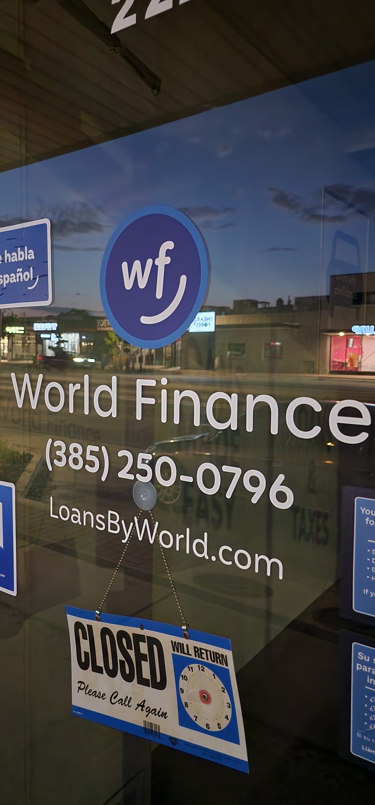 World Finance - exterior - Provo, Utah