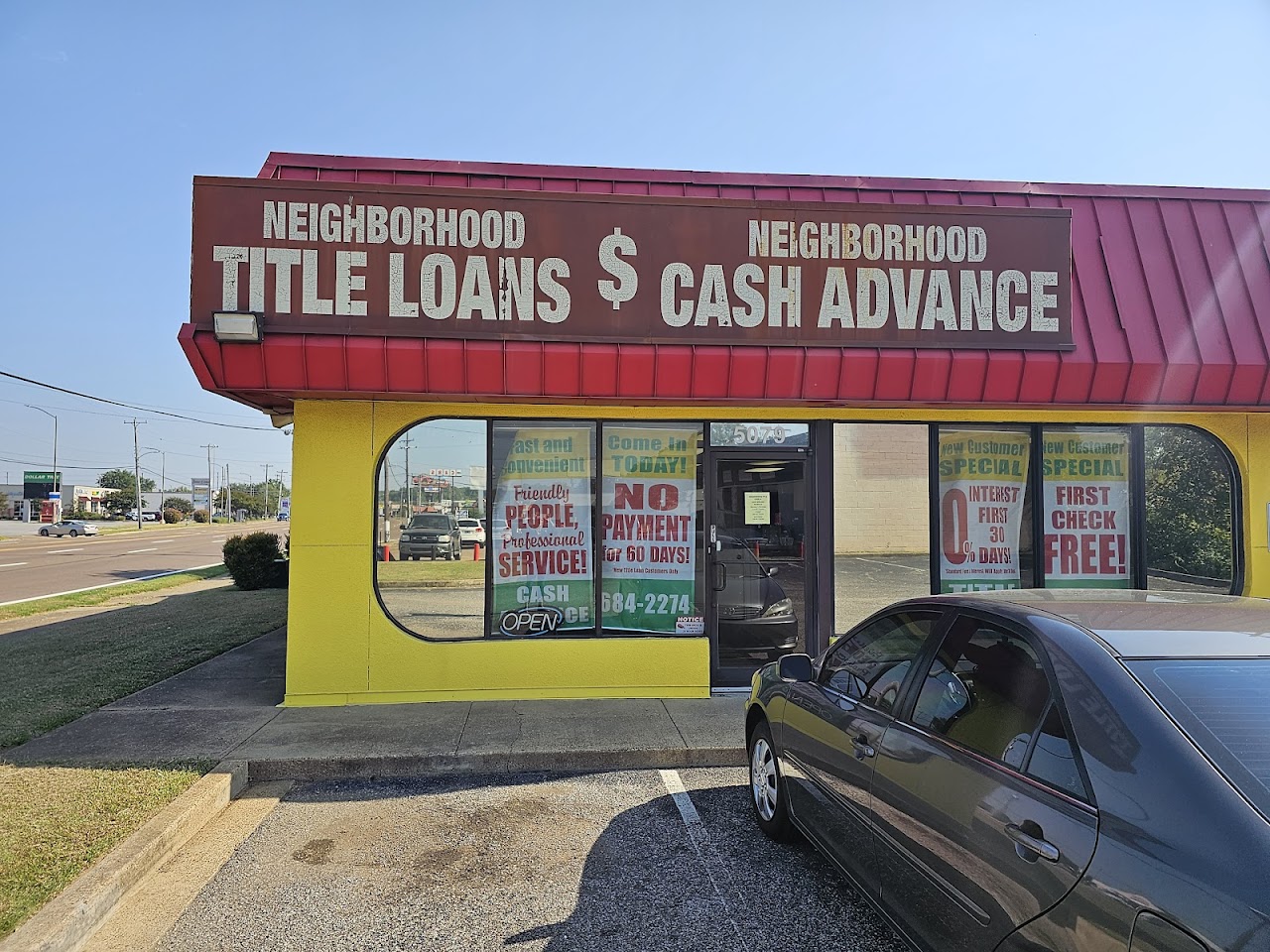 Neighborhood Title Loans & Cash Services payday loans in Memphis, Tennessee (TN)