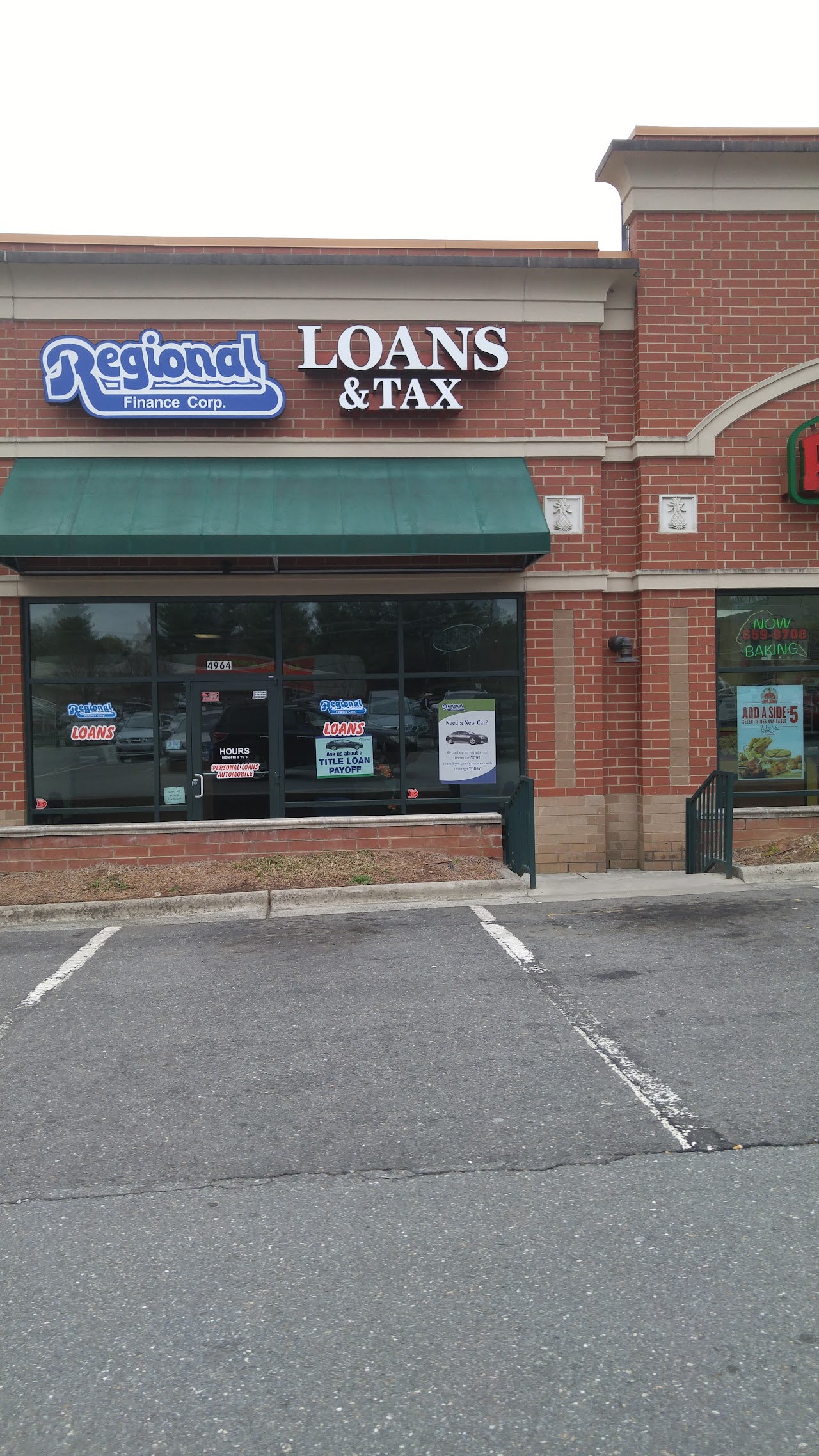 Regional Finance payday loans in Winston Salem, North Carolina (NC)