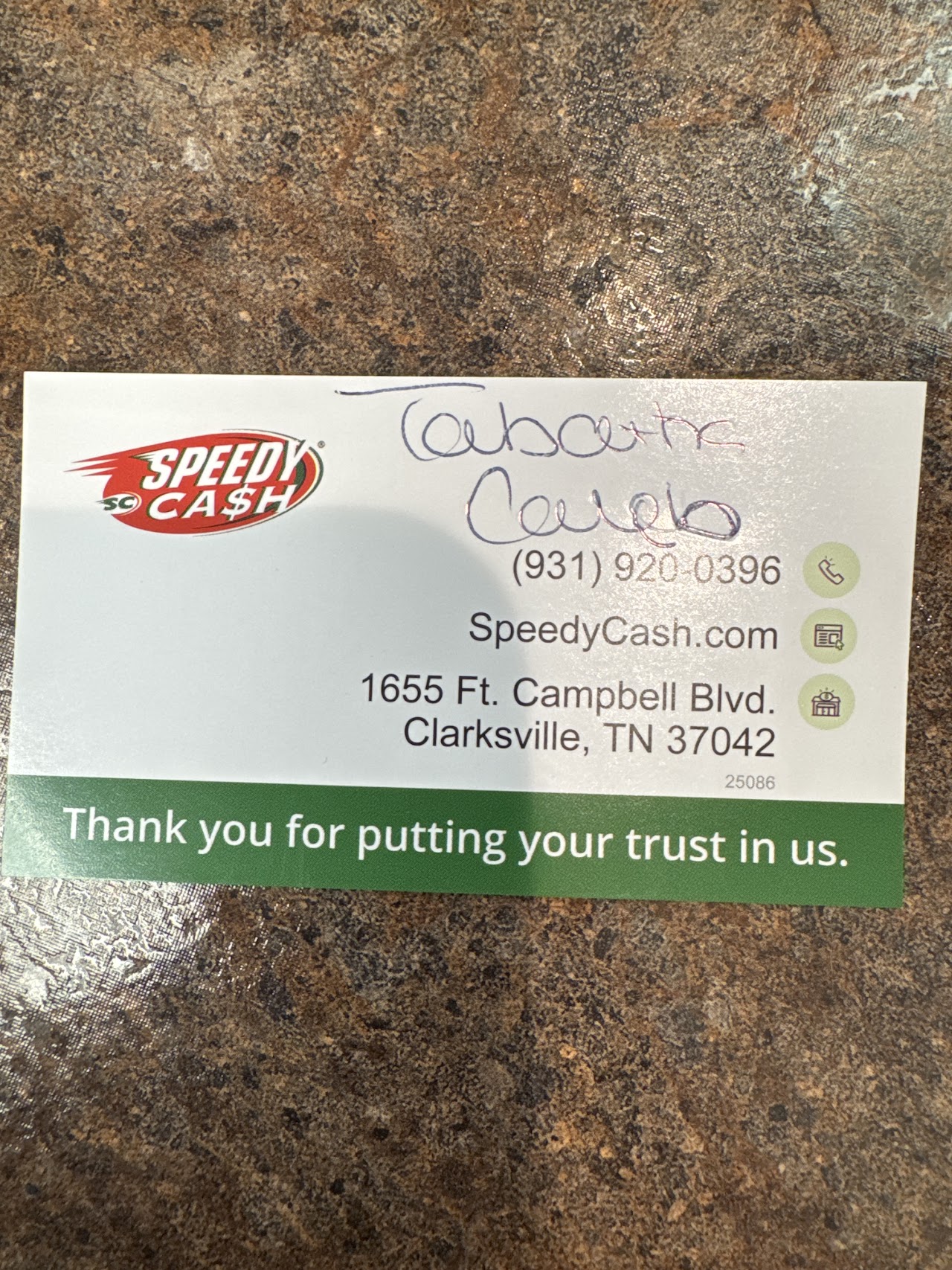 Speedy Cash - exterior - Clarksville, Tennessee