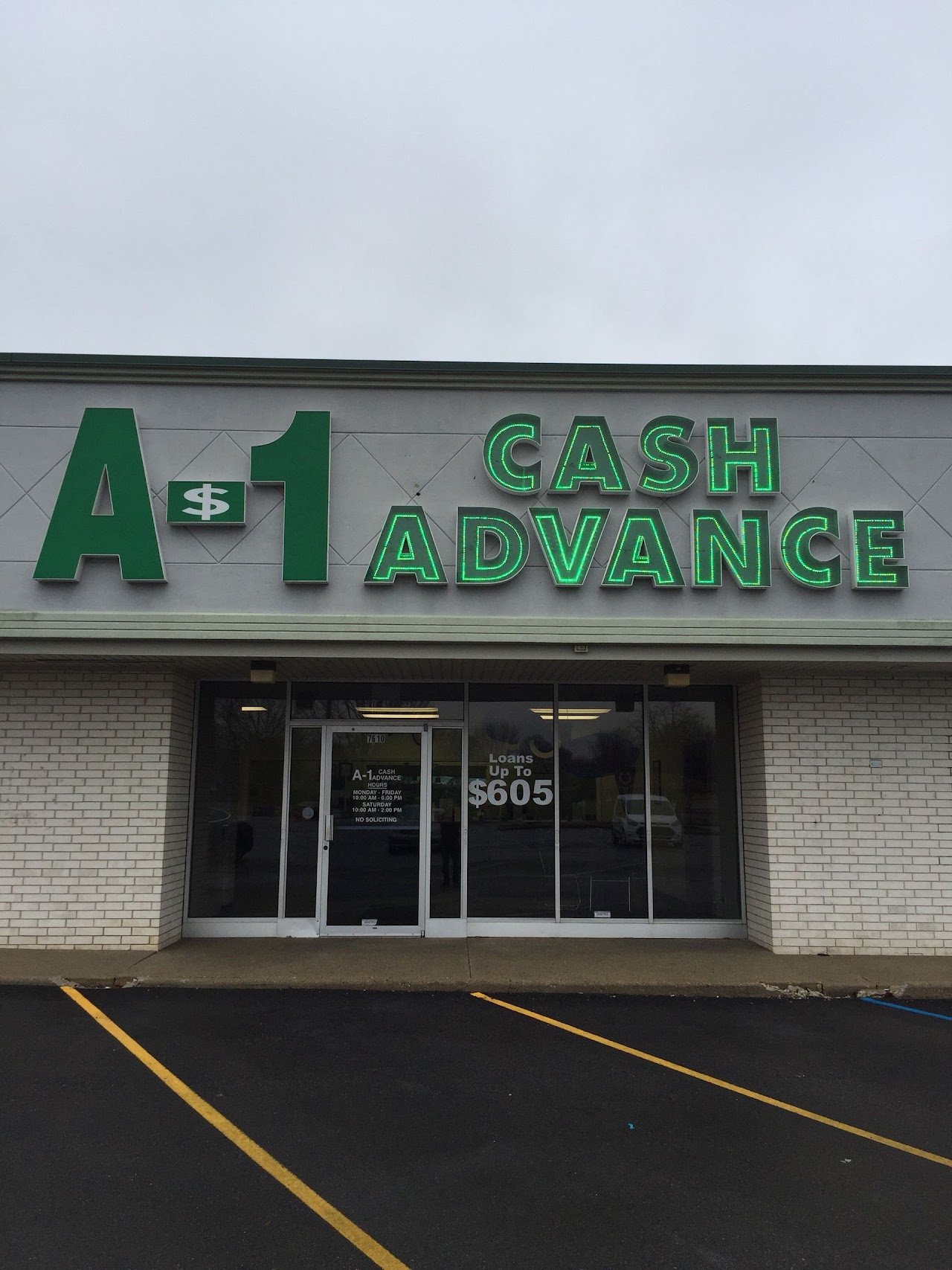 A-1 Cash Advance - exterior - Indianapolis, Indiana
