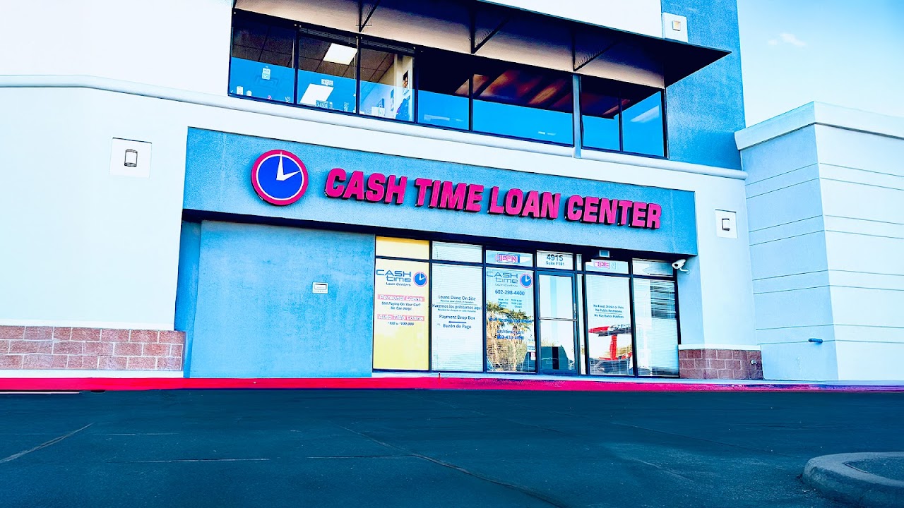 Cash Time Loan Centers installment loans in Glendale, Arizona (AZ)