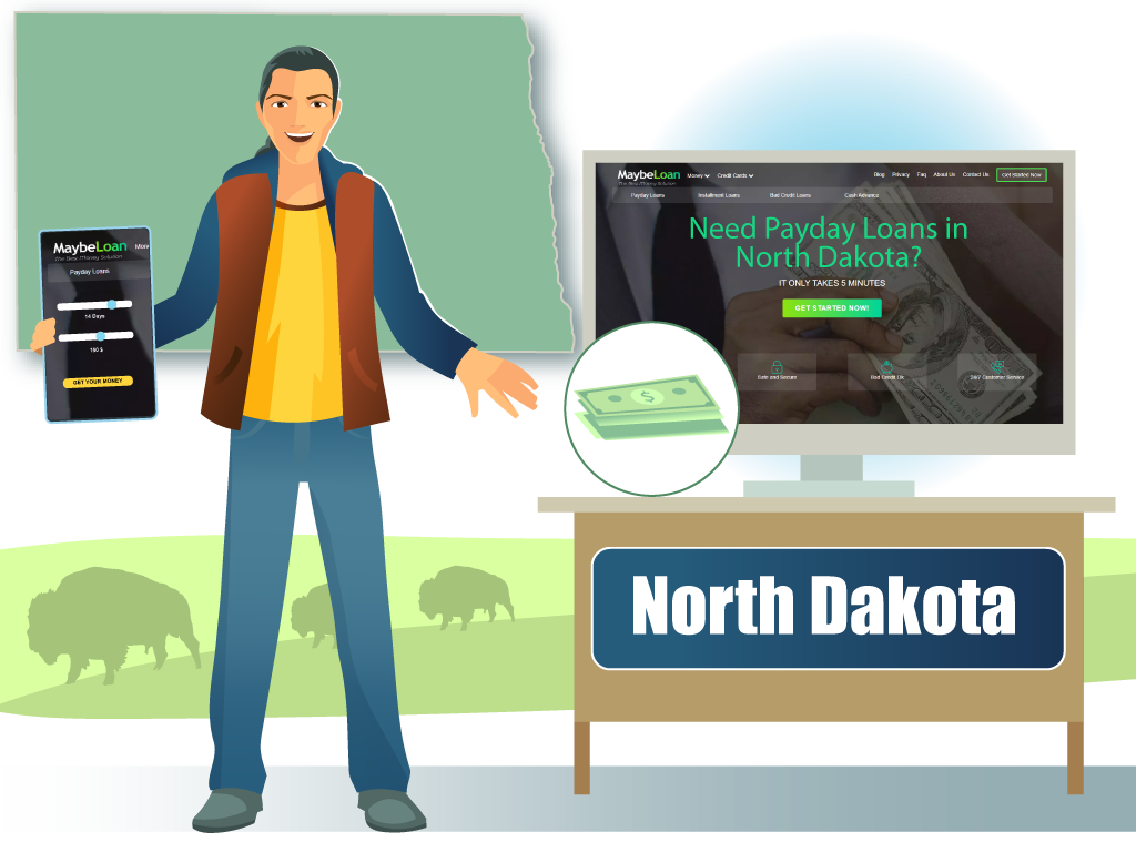Payday Loans in North Dakota online