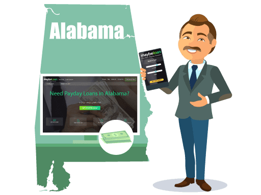 Get Payday Loans in Alabama online at Maybeloan Payday Loans in Alabama online