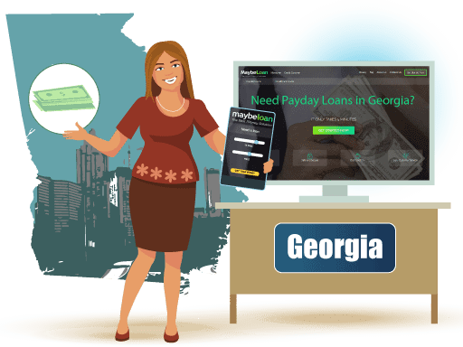 Payday Loans in Georgia Online at MaybeLoan