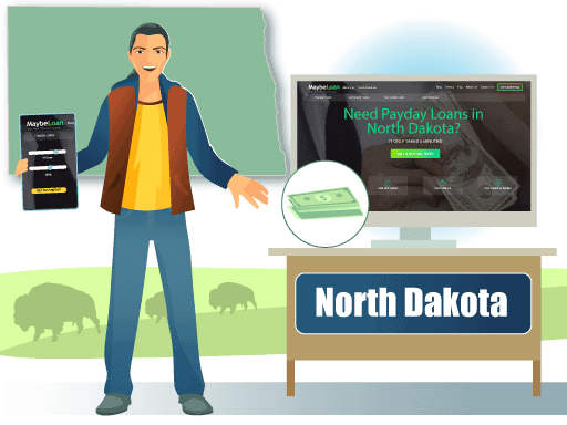 Payday Loans in North Dakota (ND) online, get short term cash advance near me now