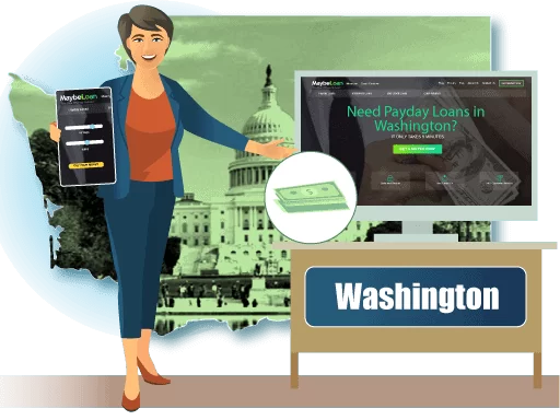 Get Payday loans In Washington online at MaybeLoan Payday loans In Washington (WA) online